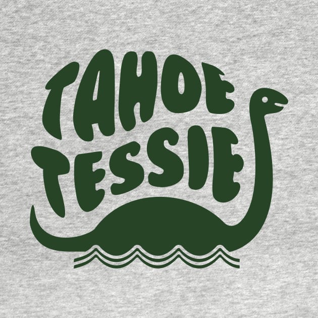 Tahoe Tessie Lake Tahoe Lake Monster California by PodDesignShop